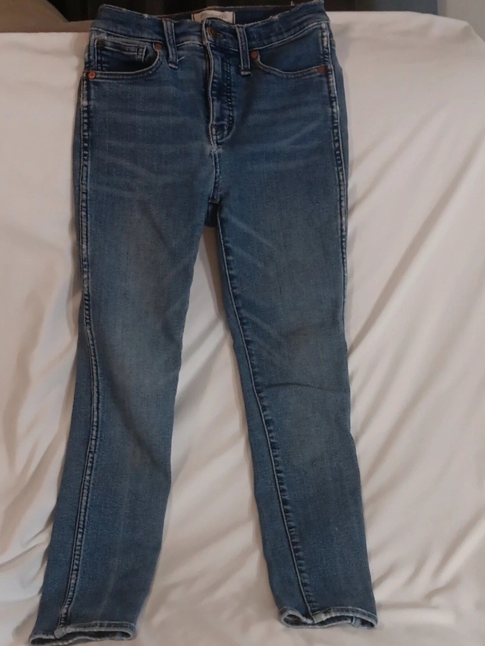 Madewell Skinny Jeans in Medium Blue Wash